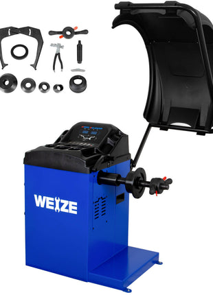 WEIZE Heavy Duty Wheel Balancer Tire Balancers Machine with Protective Cover