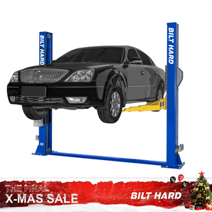 BILT HARD 12,000 lbs Two-Post Car Lift with 220V 4HP Motor & Single-Point Lock – Ideal for Shops, Garages & Heavy-Duty Vehicle Maintenance