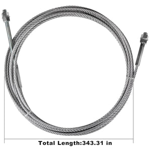 2 Pcs Heavy Duty Equalizer Cable Fits 11000lb 2-Post Lifts