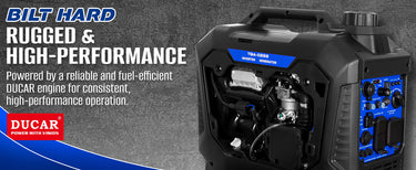 BILT HARD inverter generator with DUCAR engine