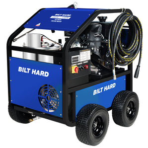 4000 PSI 4 GPM Hot Water Pressure Washer with Kohler Engine & Triplex Pump, 5 Quick Connect Nozzles