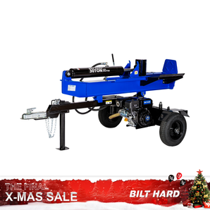 LOG-X Series 30-Ton Full Beam Gas Log Splitter: 7.5hp 223cc OHV Engine, 22.6" Stroke