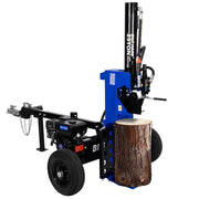 BILT HARD vertical hydraulic log splitter with gas engine