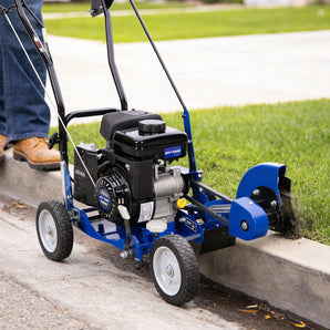 BILT HARD 9-Inch Gas Powered Walk Behind Lawn Edger, 79cc 4-Stroke OHV Engine, Curb Hop, Adjustable Depth up to 2.5", ±15° Blade Angle for Lawn & Landscape Edging