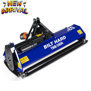 BILT HARD 53" 3-Point PTO Flail Mower – 15-35HP Tractors, Category 1 Hitch, 40Cr Alloy Steel Hammer Blades