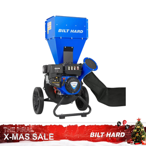 BILT HARD 3 inch Gas Powered Wood Chipper 224cc 7.5hp
