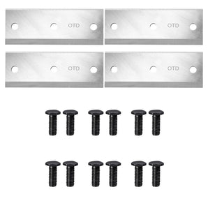 ( 1 Pack / 4 Pcs ) Blade for 4 inch Wood Chipper