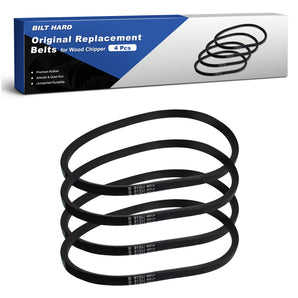 ( 1 Pack / 4 Pcs )Belts for 5 inch Wood Chipper