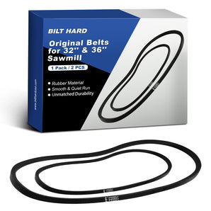 Portable Sawmill Belt Set for 32" & 36” Sawmills – 1 Pack / 2 Pcs