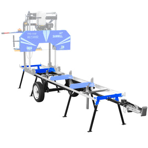 22" Basic Trailer Kit for Portable Sawmill (No Wiring Harness or Lights)
