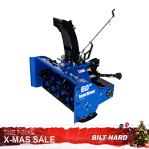 60'' Tractor 3 Point PTO Snow Blower 25-75 HP with Hydraulic Chute Rotator