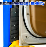 10,000 lbs two-post car lift with dual-point release and overhead design for auto and truck repair shops