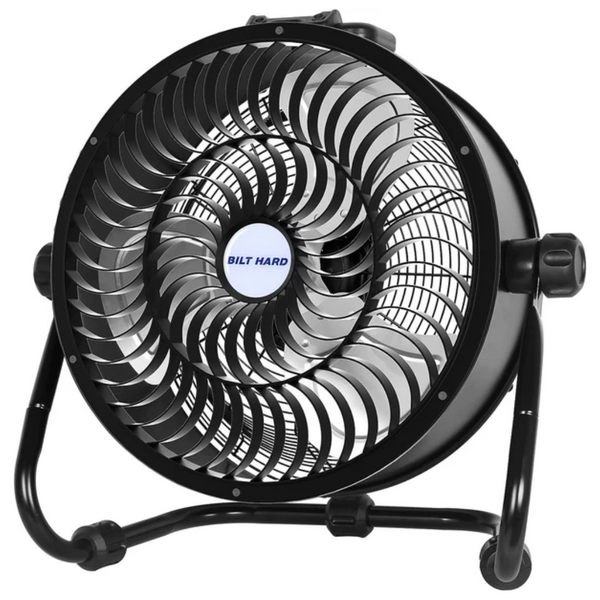 BILT HARD 18" Portable Jobsite Fan Compatible with Dewalt 20V Battery, Cordless Battery Operated Floor Fan for Camping Construction Site (No Battery)