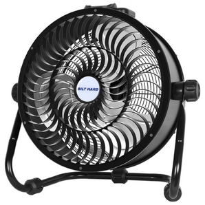 BILT HARD 18" Portable Jobsite Fan Compatible with Dewalt 20V Battery, Cordless Battery Operated Floor Fan for Camping Construction Site (No Battery) 