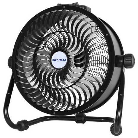 BILT HARD 18" Portable Jobsite Fan Compatible with Dewalt 20V Battery, Cordless Battery Operated Floor Fan for Camping Construction Site (No Battery) 