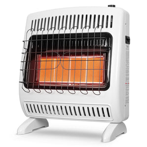 BILT HARD Ventless Infrared Radiant Space Propane Heater with Thermostat Control, 28000 BTU Propane Wall Heater with Wall Mount and Base Feet for Indoor Use, Piezo Ignition, Heats Up to 1300 Sq. Ft.