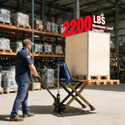 BILT HARD 2,200-Lb Manual High-Lift Pallet Jack, 31" Lift Height