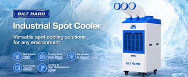 BILT HARD 25000 BTU industrial AC specifications chart