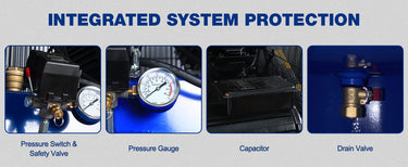 BILT HARD air compressor integrated system protection components