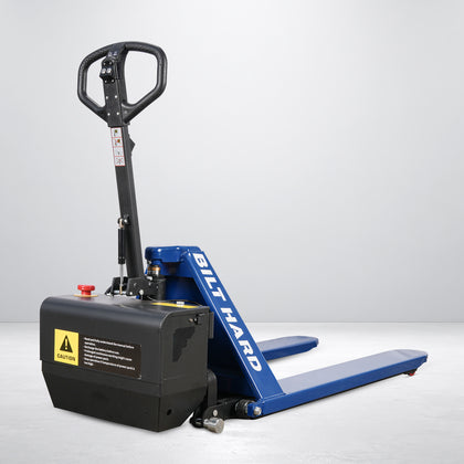 BILT HARD 3,300-Lb Semi-Electric High-Lift Pallet Jack, 31.5" Lift Height