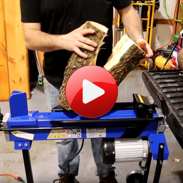 Built Log Splitter 6.5-Ton Electric Log Splitter with Stand | Homeowners & Seniors – BILT HARD